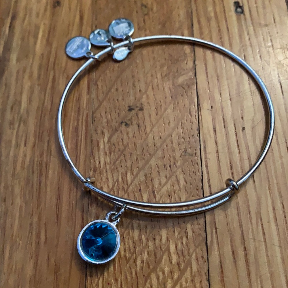 Alex and Ani Blue Gemstone Bracelet